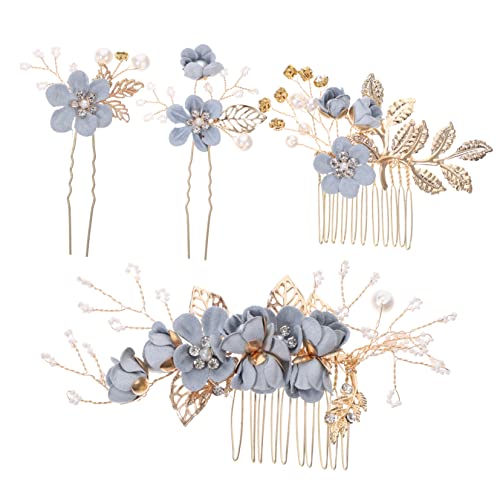 Healeved Braut Hochzeit Haar Stück Blume Haar Pin 4 Stücke Set Mädchen Haar Zubehör Healeved Braut Hochzeit Haar Stück Blume Haar Pin 4 Stücke Set Mädchen Haar Zubehör von Healeved