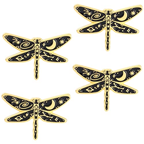 Healeved 4stücke Libellen Brosche Pin Cartoon Design Emaille Anstecknadel Für Damen Kleidung Schmuck Broschennadel Mit Strass Glanz Feiertagsbrosche Broschenclips Hervorragende Verarbeitung von Healeved