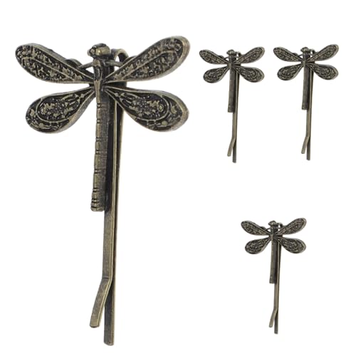 Healeved 4er-set Haarspangen Aus Metall in Libellenform Modisches Haar-accessoire Für Frauen Und Mädchen Strasssteine ​​für Den Täglichen Gebrauch von Healeved