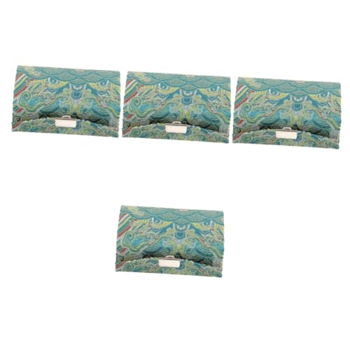 Healeved Kosmetik Etui Braut 4 Stück -Lippenstift-Box Haarstäbchen Für Frauen Kosmetikbehälter Für Die Reise Vintage Geldbörsen Lippenstifthalter Und -organisatoren Lippenstift-Organizer Stoff von Healeved