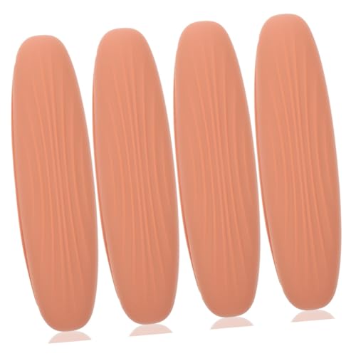Healeved 4stücke Silicone Makeup Brush Case Tragbare Kosmetik Organizer Für Pinsel Beauty Tools Für Und Schützend Für Damen Und Mädchen von Healeved