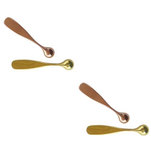 Healeved 4 Stück Schönheitsschaufel Gesichtsroller-Massagegerät Hautpflege-Tool Löffel skin care tools eye massager Augencremes Hautpflege-Massagegerät Augencreme-Massagegerät von Healeved