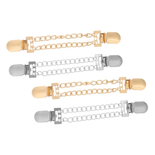 Healeved 4 Stück Modischer Pullover-clip Pullover -befestigungsfestern Clips Frauen Pulloververschlüsse Für Damen Schalklammern Aus Metall Pulloverclips Aus Metall Zinklegierung Healeved 4 Stück Modischer Pullover-clip Pullover -befestigungsfestern Clips Frauen Pulloververschlüsse Für Damen Schalklammern Aus Metall Pulloverclips Aus Metall Zinklegierung von Healeved