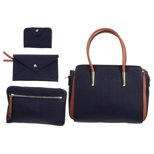 Healeved 4 Stück PU Crossbody Bag Damen Wasserdichtes Strapazierfähiges Material Verstellbarer Schulterriemen Modisch Vielseitig Kombinierbar für Alltag und Freizeit von Healeved