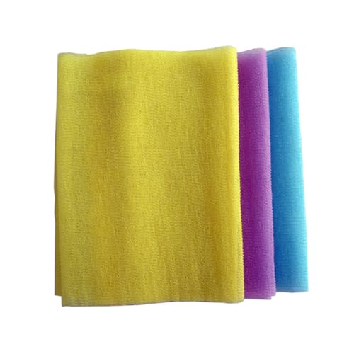 Healeved Rückenschrubber-handtuch Peeling-badetuch mit Riemen 4er-pack Hautfreundlich von Healeved