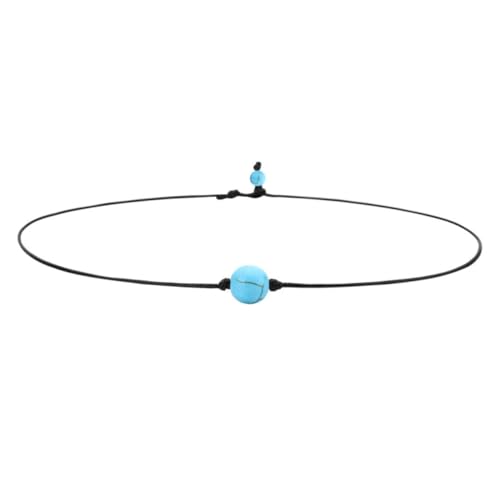 Healeved 4stücke Perlenkette Aus Lederband Perlen-halskette Lederseil-halsketten Choker Schmuck Charms Schmuck Für Frauen Und Mädchen von Healeved