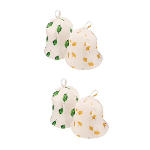 Healeved 4stücke Teiliges Filz Sauna-haube Wasserabsorbierend Duschhaube Für Damen Und Herren Haarschutz Mit Hervorragender Isolierung Für Sauna Und Dampfbäder Langlebig Und Schnell von Healeved