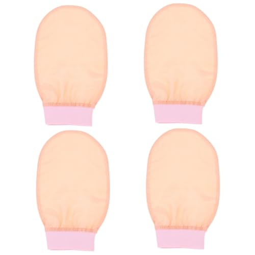 Healeved 4stücke Exfolierender Peelinghandschuh Für Dusche Und Bad Hautschonender Waschhandschuh Für Körperreinigung Geeignet Für Männer Und Frauen Langlebig Und Praktisch Zartem von Healeved