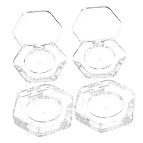 Healeved 4stücke Lidschatten Pfännchen Kosmetikpaletten Leere Lidschattenplatte Kleine Pfännchen Für Make-up Paletten von Healeved