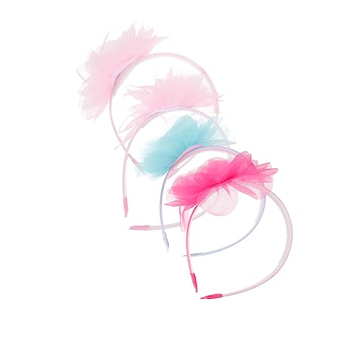 Healeved 4stücke Kreative Blumenform Junge Mädchen Stirnband Party Kopfbedeckung Haar Hoops Blumen Stirnband Junge Mädchen Party Haardekor Blumendekor von Healeved