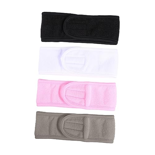 Healeved Bade-duschwickel-make-up-stirnband 4-teiliges Damenband Für Die Haarpflege von Healeved