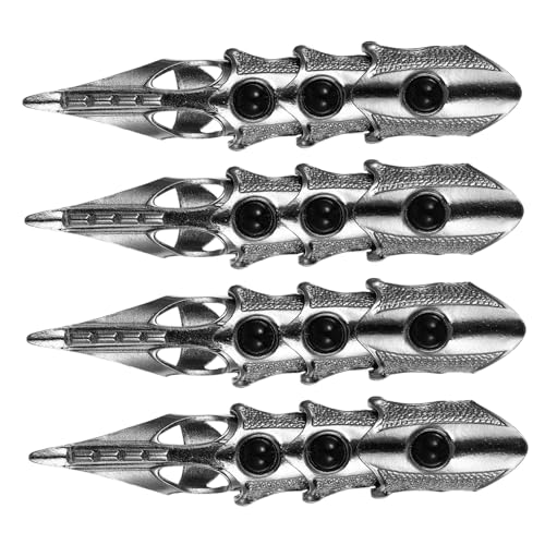 Healeved 4 Stück Teiliges Gothic Full Finger Gelenkring Verstellbare Punk Klauenringe aus Langlebiger Metalllegierung Stylische Cosplay Finger Ringe für Halloween Bühnenauftritte Partys und von Healeved