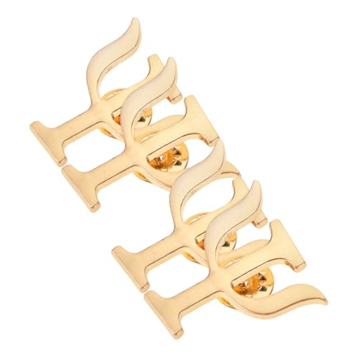 Healeved 4 Stück Teiliges Psychologische Broschen Anstecker Einzigartige für Rucksäcke Socken und Pullover Retro Legierung Brosche für Psychologen und Frauen von Healeved