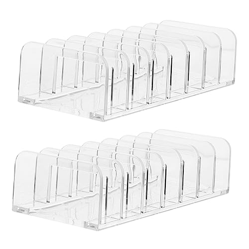 Healeved 4stücke Transparente Acryl Kosmetik Organizer Mit Fächern Für Lidschatten Und Make-up Für Schminktisch Und Badezimmer Platzsparend Und Stilvoll von Healeved