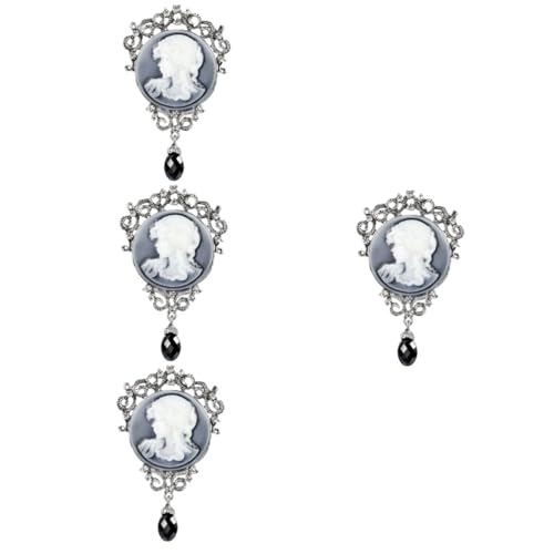 Healeved 4 Stück Vintage Brosche Schal Damen Hut Vintage Schmuck Boutonniere Nadeln Modeschmuck Hochzeitsgeschenk Brosche Anstecknadel Für Kleid Viktorianisches Zubehör Schmuck von Healeved