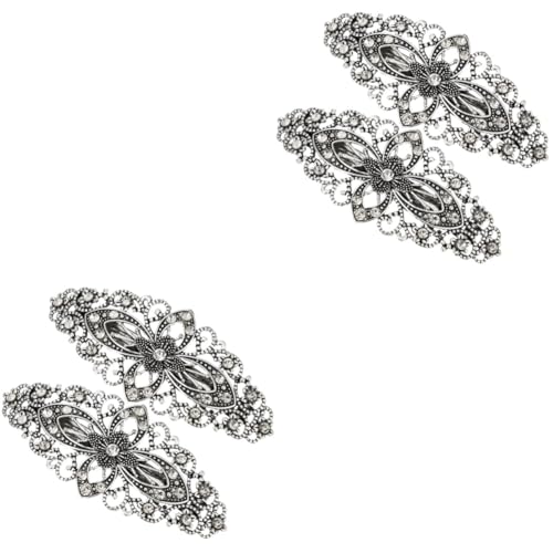 Healeved 4stücke Retro Haarschmuck Blüten-haarspangen Für Damen Elegante Haarklammern Für Hochzeit Geburtstage Besondere Anlässe Hochwertige Haaraccessoires Verrutschen von Healeved