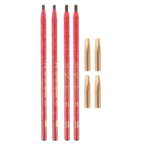 Healeved 4stücke Augenbrauenstifte Natürliche Farbnuancen Wasserfest Schweißresistent Für Präzises Augenbrauenstyling Für Einsteiger Und Beauty-liebhaber Farbvarianten von Healeved