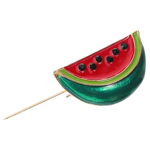 Healeved 4 Stück Wassermelonen Brosche Legierung Stilvolles Kreatives Design für Damen für Kleider Pullover und Accessoires für Hochzeiten Geburtstage und Feiern Langlebig und Auffällig von Healeved