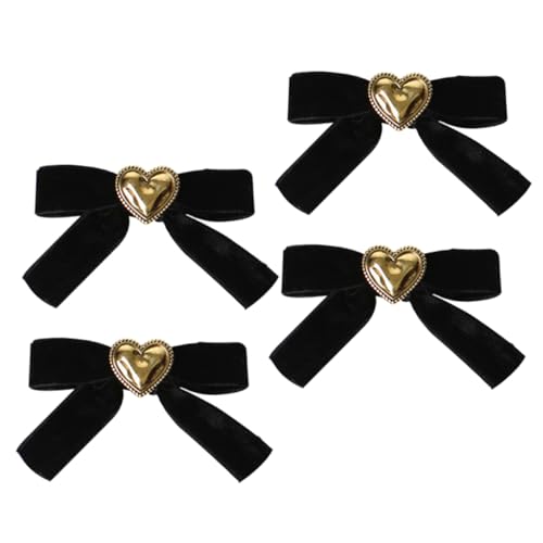 Healeved 4stücke Haarspange Herz Schleifenknoten Für Frauen Mädchen Haarspangen Haar Clips Zum Tragen Bei Hochzeiten Party Alltag Mit Bogen Knoten Design von Healeved