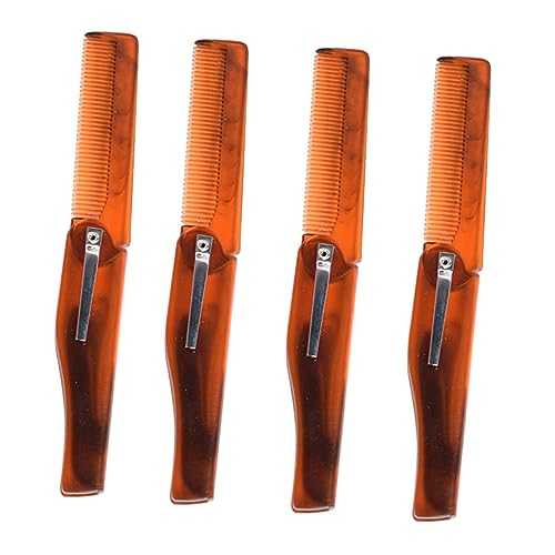 Healeved 4stücke Faltbare Haarkämme Für Männer Professionelle Haarstylingkämme Für Glattes Und Lockiges Haar Für Friseure Und Persönlichen Gebrauch Für Trockenes Und Nasses Haar von Healeved