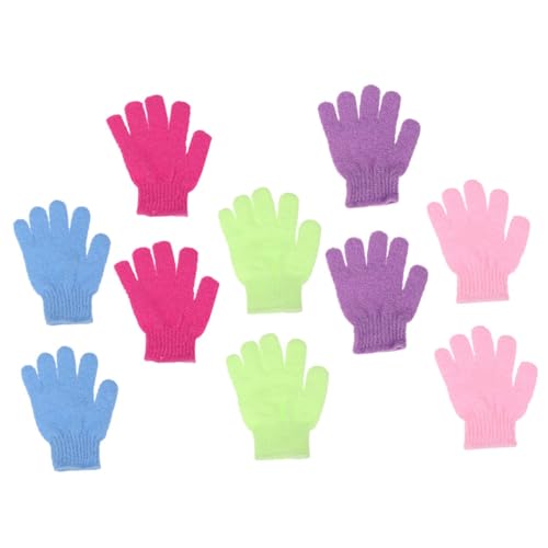 Healeved 40 Stk Badehandschuhe exfoliating exfoliate gloves Reinigungsschwamm Bad- -Handschuhe Wäscher Fäustlinge für Kinder Tiefenreinigungshandschuh Massagehandschuh fürs Bad von Healeved