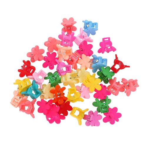 Healeved 40stücke Blumen Haarklemmer Für Mädchen Kleine Blumen Haarspangen Junge Mädchen Haar Clips Haar Ornament Blume Kieferklammer von Healeved