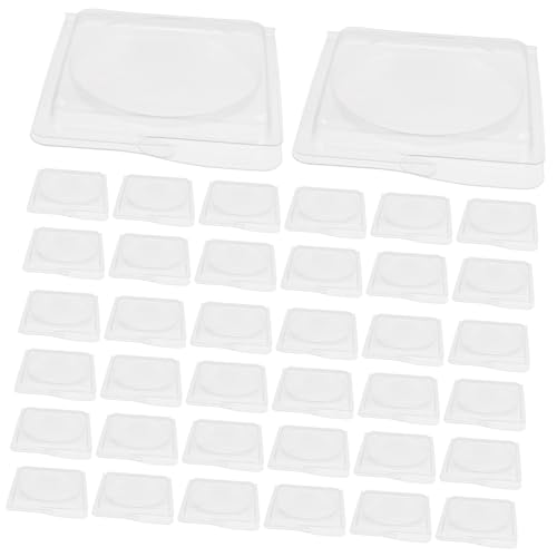 Healeved 40stücke Teiliges Aus Transparenten Blush Und Highlighter-paletten Robustes Kunststoffmaterial Für Diy-make-up-projekte Für Kosmetikliebhaber Und Künstler von Healeved