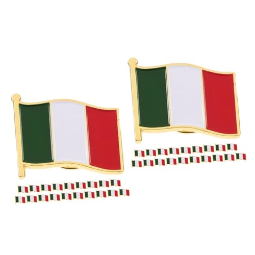 Healeved 40 Stück Teiliges Italienische Flaggenbroschen Metall Dekorative Anstecknadeln mit Lapel Design Langlebig und Vielseitig für Kleidung Hut Hemd Geeignet für Männer und Frauen Healeved 40 Stück Teiliges Italienische Flaggenbroschen Metall Dekorative Anstecknadeln mit Lapel Design Langlebig und Vielseitig für Kleidung Hut Hemd Geeignet für Männer und Frauen von Healeved