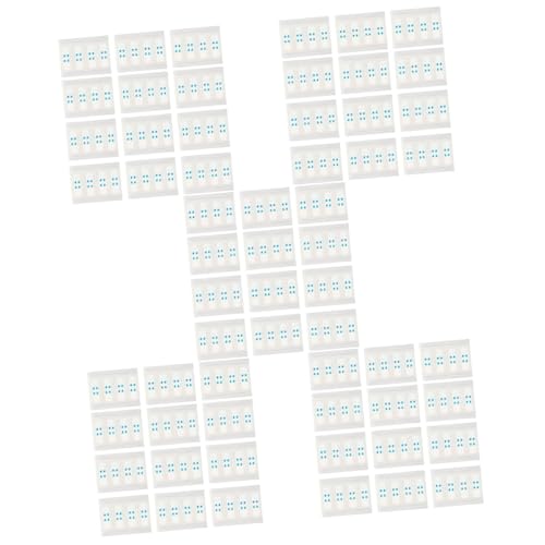 Healeved 400 Stk dünne Gesichtsaufkleber Gesichtslifting-Aufkleber Augenlift-Bänder face lifting gesichtslifting bänder zum Facelifting Face-Tape-Lifting unsichtbar PVC Weiß von Healeved