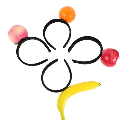 Healeved 4stücke Teiliges Fruchtkostüm Haarband Tropisches Hawaiianisches Stirnband Mit Sonnenbrille Für Partys Luau Und Feierlichkeiten Lustige Sommeraccessoires Für Damen von Healeved