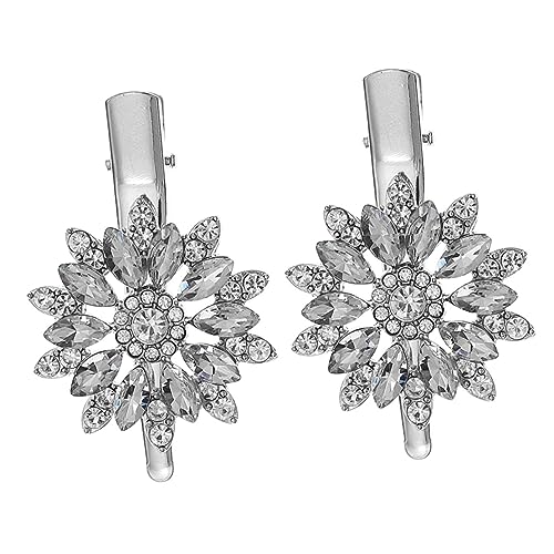 Healeved 4stücke Haarclip Mit Kristallblume Haarspange Aus Strasssteinen Für Frauen Haarstyling-tool Für Alltag Und Hochzeitsfeiern von Healeved