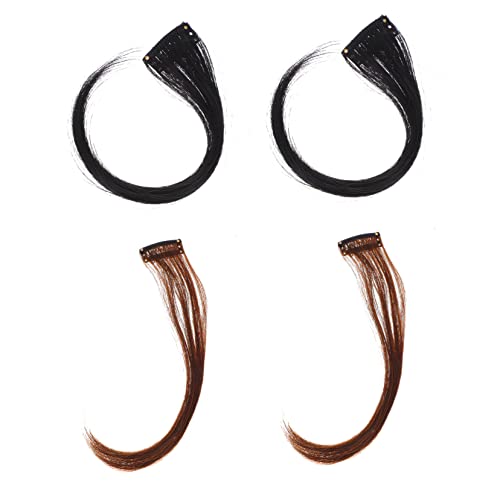 Healeved 4stücke Haarverlängerung Für Mädchen Mit Falscher Frontknall Vordere Seitenknallperücke Fake Bangs Hochwertige Materialien Natürlich Wirkend Geeignet Für Verschiedene Healeved 4stücke Haarverlängerung Für Mädchen Mit Falscher Frontknall Vordere Seitenknallperücke Fake Bangs Hochwertige Materialien Natürlich Wirkend Geeignet Für Verschiedene von Healeved