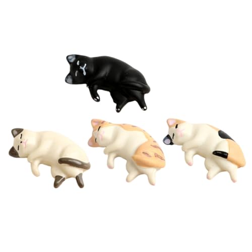 Healeved 4stücke Harz Nagelstifthalter Katzenform Nail Art Stifthalter Maniküre Stifthalter Organizer Für Nagelstudios Und Heimwerker von Healeved