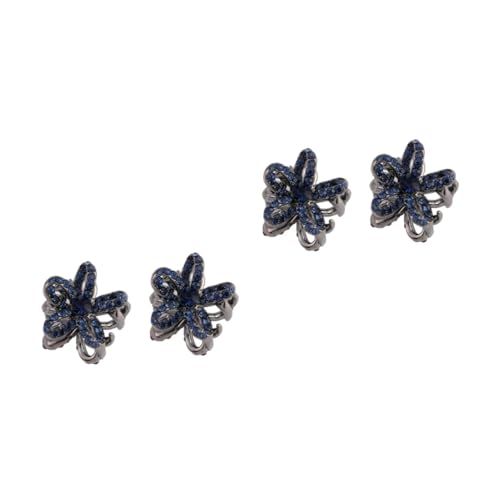 Healeved 4stücke Mini Haarklammern Mit Blumen Design Elegante Haarschmuck Clips Für Damen Und Mädchen Für Frisuren Und Haarstyling Sanft Zu Haaren Rutschfeste Klammern von Healeved