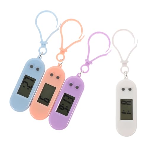 Healeved 4stücke Elektronische Taschenuhr Mit Schlüsselanhänger Farbige Kinderuhren Tragbar Robust Leicht Lesbare Zeitanzeige Geeignet Für Studenten Und Täglichen Gebrauch Healeved 4stücke Elektronische Taschenuhr Mit Schlüsselanhänger Farbige Kinderuhren Tragbar Robust Leicht Lesbare Zeitanzeige Geeignet Für Studenten Und Täglichen Gebrauch von Healeved