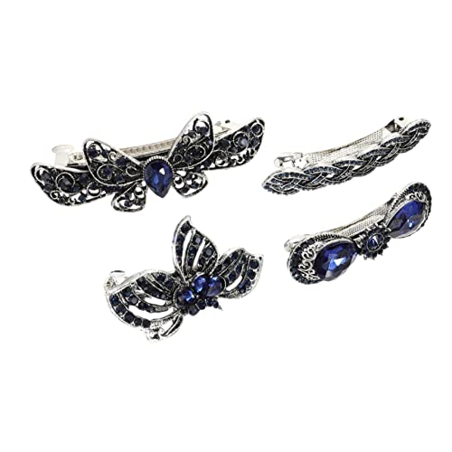 Healeved 4stücke Strass Haarspangen Und Haarspangen Haarschmuck Haar Clips Für Mädchen Frisuren Styling Mit Details Für Alltag Party Zeremonien von Healeved