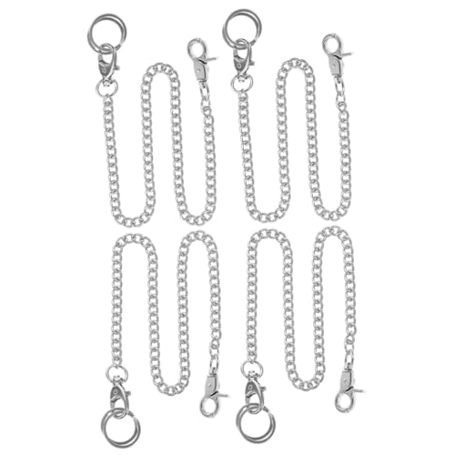 Healeved 4stücke Taschenuhr Ketten Metall Kette Hosen Dekorative Ketten Kleidung Kette Für Geldbörsen Handtaschen Jeans Mäntel von Healeved