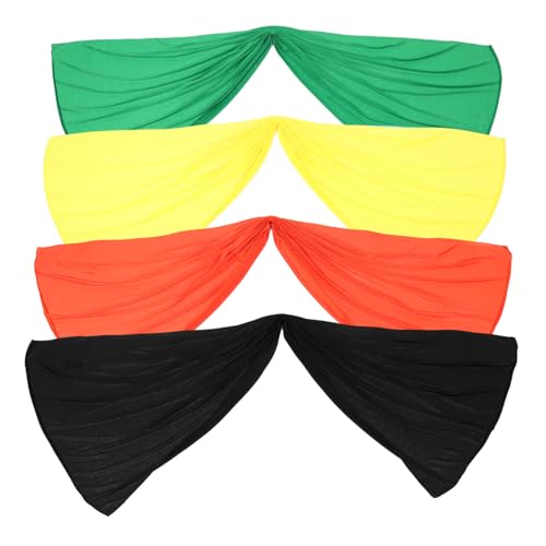 Healeved 4stücke Teiliger Stretch-turban-kopfwickel Für Frauen Weicher Haarschutz Atmungsaktives Afrikanisches Kopftuch Stilvollen Und Bequemen Gebrauch von Healeved