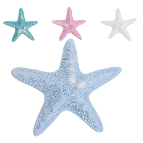 Healeved 4stücke Teiliges Haarclip Bunten Seesternen Aus Resin Haarschmuck Für Hochzeiten Geburtstagsfeiern Und Strandtage Boho-stil Haarspangen Für Frauen Und Mädchen von Healeved