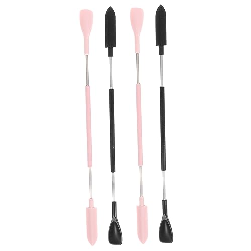 Healeved 4stücke Mini Silikon Löffel Kosmetische Spatel Hautpflege Werkzeug Make-up Schönheitspflege Spatel von Healeved