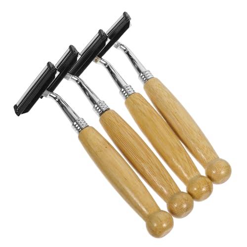 Healeved 4stücke Teiliges Rasierer Mit Bambusgriff Umweltfreundlicher Klassischer Nassrasierer Für Für Bartpflege Und Sorgt Für Sanfte Hautirritationen Healeved 4stücke Teiliges Rasierer Mit Bambusgriff Umweltfreundlicher Klassischer Nassrasierer Für Für Bartpflege Und Sorgt Für Sanfte Hautirritationen von Healeved