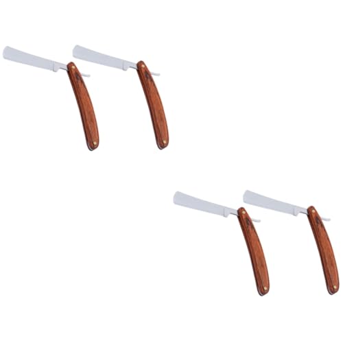 Healeved 4stücke Vintage Rasiermesser Teiliges Rasiermesser Für Präzises Bartstyling Und Trimmen Handgefertigt Mit Edelstahlklingen Für Herrenpflege Zu Hause Und Healeved 4stücke Vintage Rasiermesser Teiliges Rasiermesser Für Präzises Bartstyling Und Trimmen Handgefertigt Mit Edelstahlklingen Für Herrenpflege Zu Hause Und von Healeved
