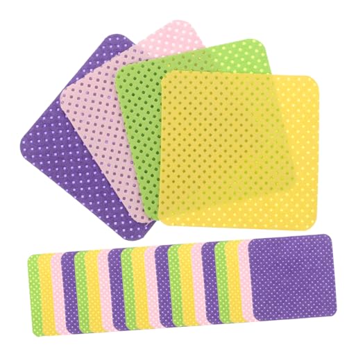 Healeved 4taschen Nail Glue Remover Wipes Sanfte Reinigungstücher Für Nagel Und Wimpernkleber Farben Hochabsorbierende Make-up Pads Für Unterwegs von Healeved