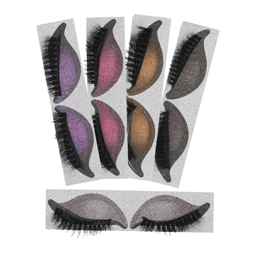 Healeved 5 Paare Lazy Eye Shadow Eyelash Patch Augen-make-up Sticker mit Falschen Wimpern Atmungsaktiv Schweiß Wasserfest Schneller Auftrag für Damen Party Alltag Healeved 5 Paare Lazy Eye Shadow Eyelash Patch Augen-make-up Sticker mit Falschen Wimpern Atmungsaktiv Schweiß Wasserfest Schneller Auftrag für Damen Party Alltag von Healeved