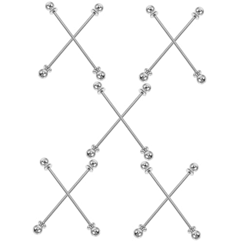 Healeved 5 Sätze Herren Krawattennadel Anstecknadel Kragensteg Clips Metall Krawattenstifte Für Anzug Stilvolle Hemdzubehör Für Formelle Anlässe Hochzeiten 2 Stück * 5 von Healeved