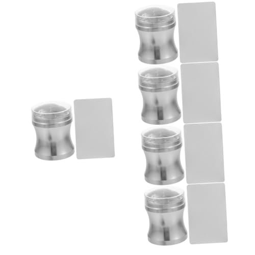 Healeved 5sätze Maniküre Silikon Nagelstempel Kit Für Nail Art Nail Design Tool Teilig Mit Stempel Und Schaber Transparent Für Professionelle Und Private Nutzung Healeved 5sätze Maniküre Silikon Nagelstempel Kit Für Nail Art Nail Design Tool Teilig Mit Stempel Und Schaber Transparent Für Professionelle Und Private Nutzung von Healeved