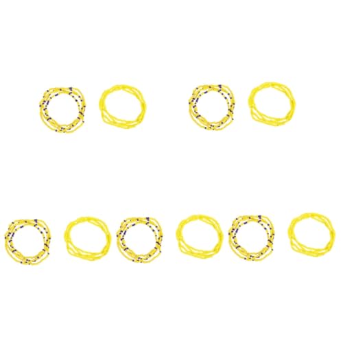 Healeved 5 Sätze Teiliges Perlen Ketten Für Frauen Bauchketten Vielseitig Für Strand Partys Und Alltag Elegantes Design Gelb 6 Stücke * 5 von Healeved