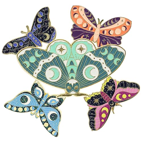 Healeved 5 Sätze Teiliges Set Broschen Emaille Anstecknadeln Für Frauen Retro Metallpins Für Kleidung Taschen Hüte Rucksäcke Vielseitige Dekorationseffekte 5 Stück * 5 von Healeved