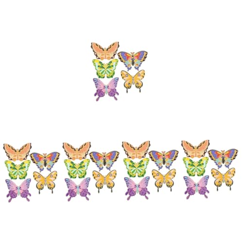 Healeved 5 Sätze Teiliges Set Schmetterlingsbroschen Für Damen Dekorative Anstecknadeln Emaille Pins Für Kleidung Taschen Hüte Für Besondere Anlässe Tägliche Verwendung 5 Stück * 5 von Healeved