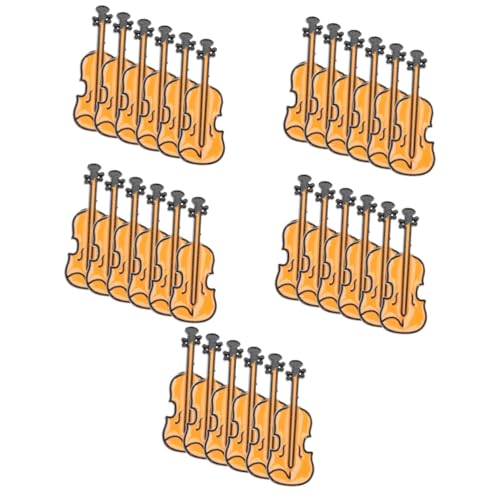Healeved 5 Sätze Violin Pin Anstecknadel Für Anzüge Kreative Kleidung Brosche Im Musikinstrument Design Für Besondere Anlässe Und Tägliches Tragen 6 Stück * 5 von Healeved